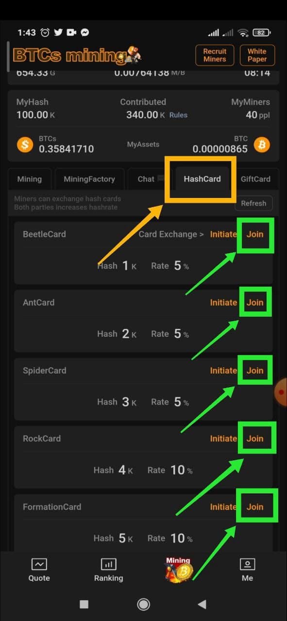 How to Use CORE Hashcard Codes